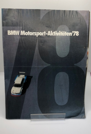 BMW Motorsport-Aktivitaten'78 brochure