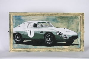 Aston Martin DP212 original painting by Tony Collins