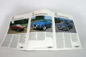 Aston Martin 1982 model catalogue