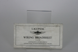 Aston Martin Lagonda wiring broadsheet October 1982