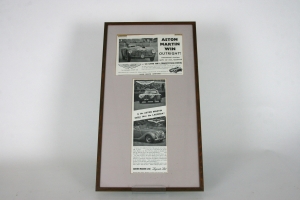 Aston Martin framed collage display set 1