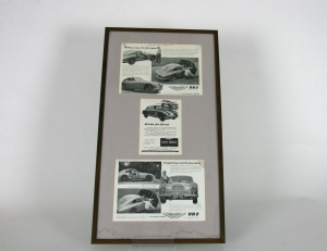 Aston Martin framed collage set 3