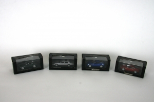 4 x Aston Martin Minichamps 1:43 models