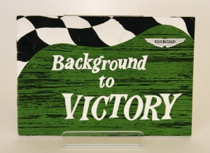 Aston Martin Background to Victory booklet