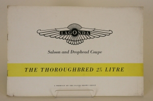 Lagonda 2.5 ltr brochure