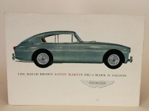 Aston Martin DB2/4 MK2 saloon brochure