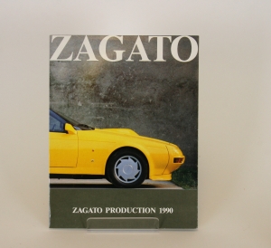 Aston Martin Zagato production brochure 1990