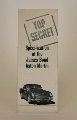 Aston Martin James Bond DB5 brochure