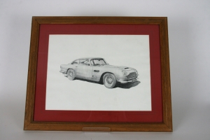 Aston Martin DB5 drawing