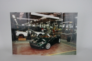 Factory produced Aston Martin Vanquish photo print