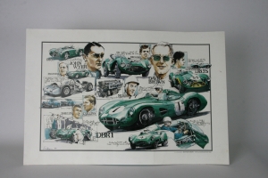 Aston Martin DBR1 poster