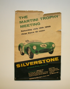 Original Silverstone Martini Trophy Poster