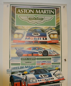 2 x Aston Martin AMR1 posters