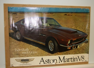 Aston Martin V8 factory poster