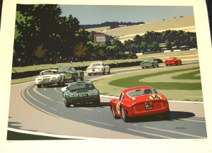 Original Tim Layzell limited edition Goodwood TT print