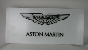 Aston Martin Park Lane  dealership display sign