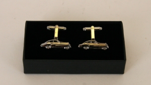 Bentley R Type Silver plated cufflinks by Anthony Holt Lot 1