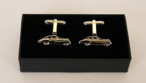 Bentley R Type Silver plated cufflinks by Anthony Holt Lot 2