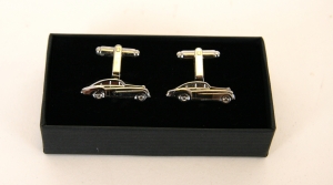 Bentley R Type Silver plated cufflinks by Anthony Holt Lot 4