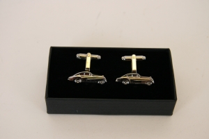 Bentley R Type Silver plated cufflinks by Anthony Holt Lot 5