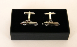 Bentley R Type Silver plated cufflinks by Anthony Holt Lot 6