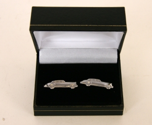 Bentley S2 solid silver cufflinks by Anthony Holt Lot 2