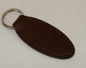 Anthony Holt handmade leather fob in brown