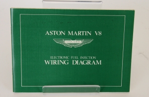 Aston Martin V8 electronic fuel injection wiring diagram booklet