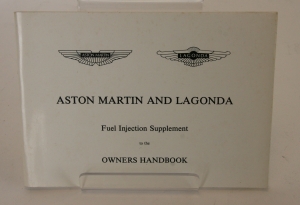 Aston Martin Lagonda Fuel Injection Supplement booklet