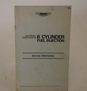 Aston Martin 6 Cylinder Fuel Injection Service Information Booklet