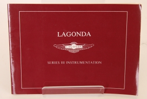 Aston Martin Lagonda Series 3 Instrumentation Supplement