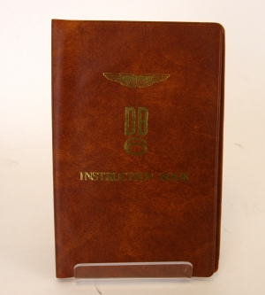 Aston Martin DB6 Owners Manual and Instruction Book