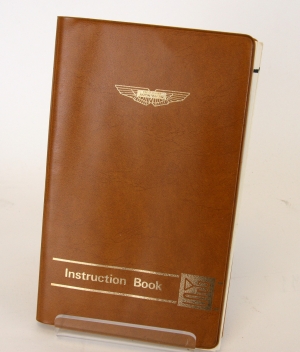 Aston Martin DBS Saloon Owners Manual and Instruction Book