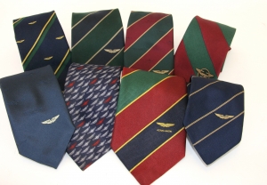 A selection of Aston Martin and Zagato Ties