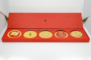 Set of Ferrari Commemorative Medallions